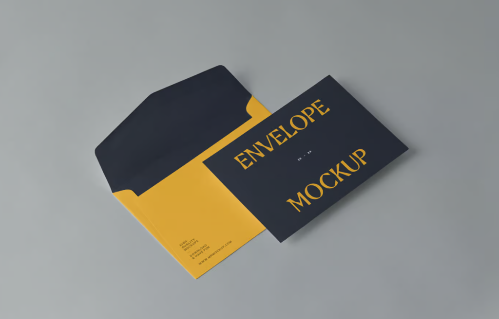 Two Small Envelopes Mockup