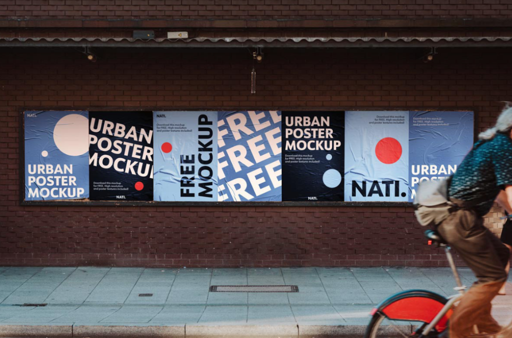 Urban Poster Mockup (PSD)