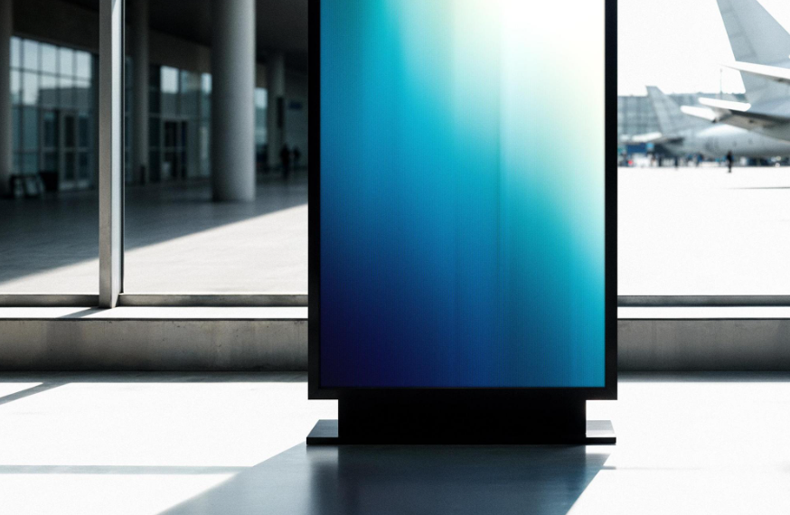 Airport Digital Signage Mockup by Pixelbuddha