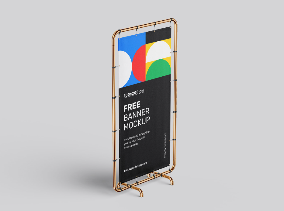 Banner Mockup 100×200 cm Customization Powerhouse