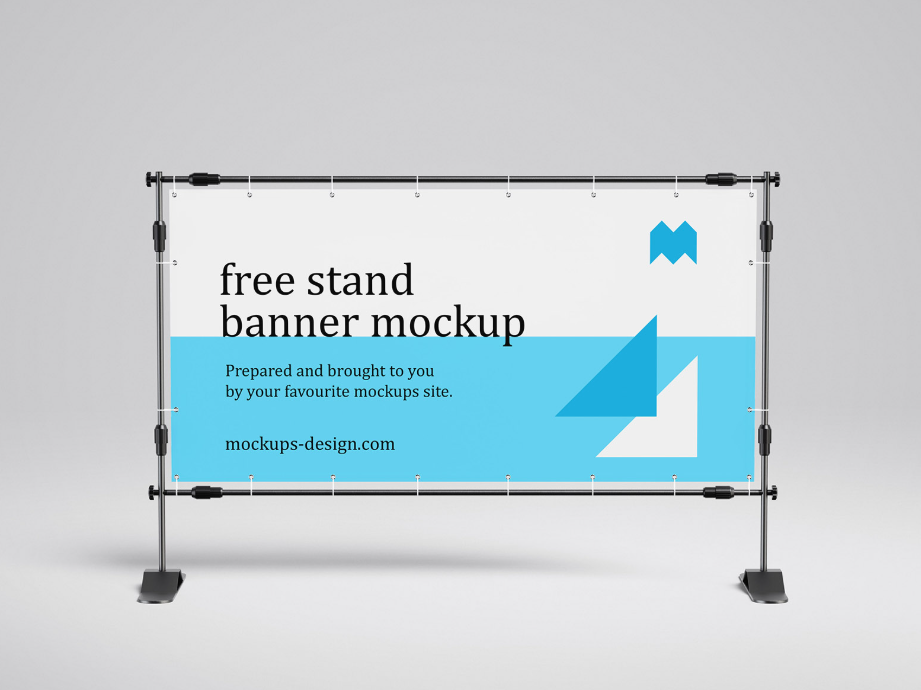 Banner Stand Mockup 200×100 cm