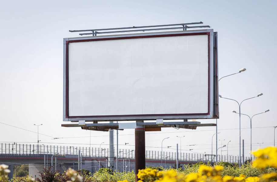 Billboard Mockup Highway Spotlight