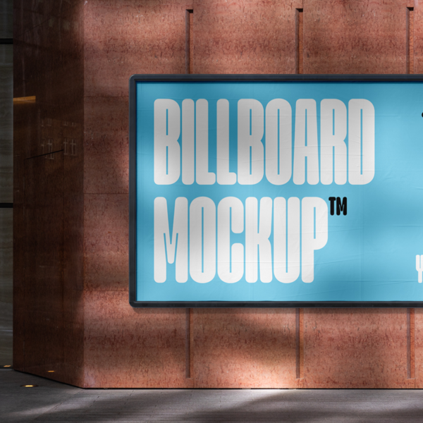 Billboard on a Building Mockup Powerful First Impression
