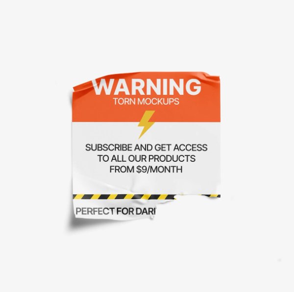 Capture Attention with a Unique Glossy Sticker Mockup