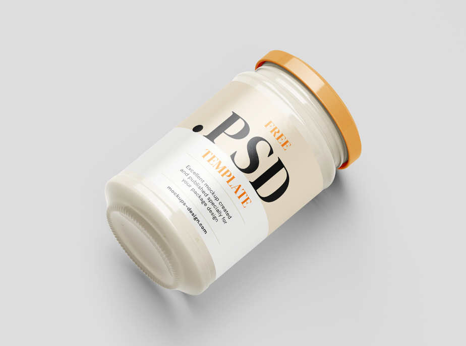 Cream Jar Mockup PSD Jar for Skincare & Beauty Branding