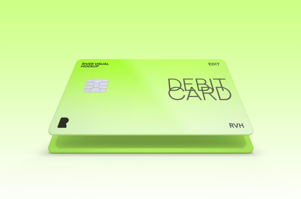 Debit Card Free Mockup