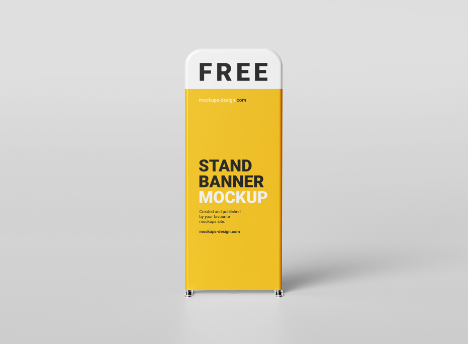 Display Stand Mockup 3 Angle Exhibition