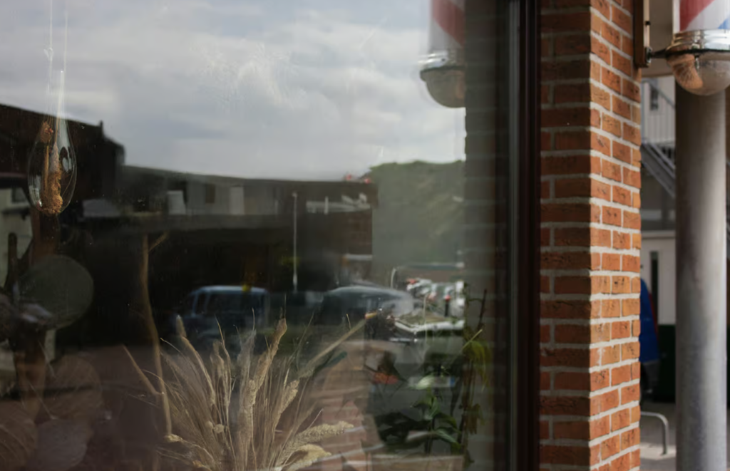 Free Barber Storefront Mockup Your Branding with a Professional Look