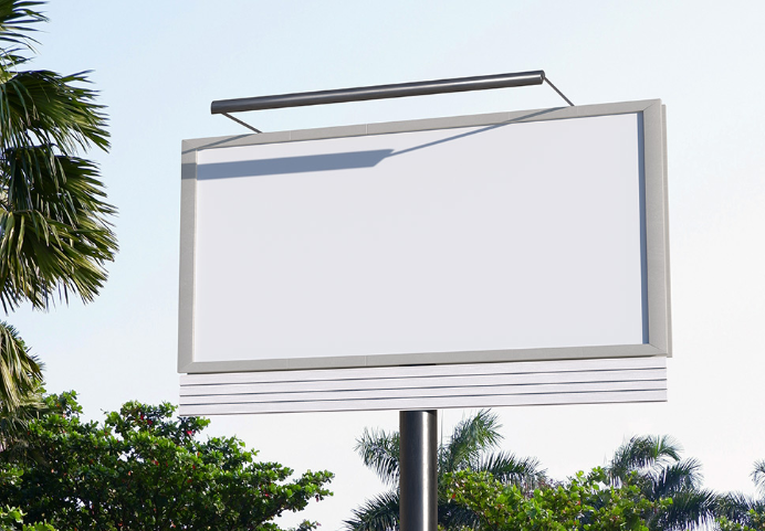 Free City Outdoor Advertising Billboard Mockup (PSD)