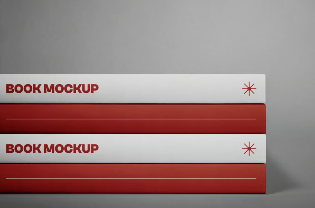 Free Four Book Mockups