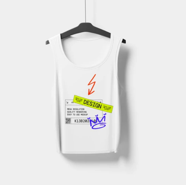 Free High Resolution Tank Top Mockup on Hanger