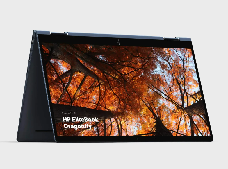 HP EliteBook Tent Mode Mockup for Designers & Creatives