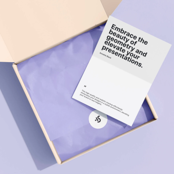 HighQuality Gift Box Mockup Your Designs