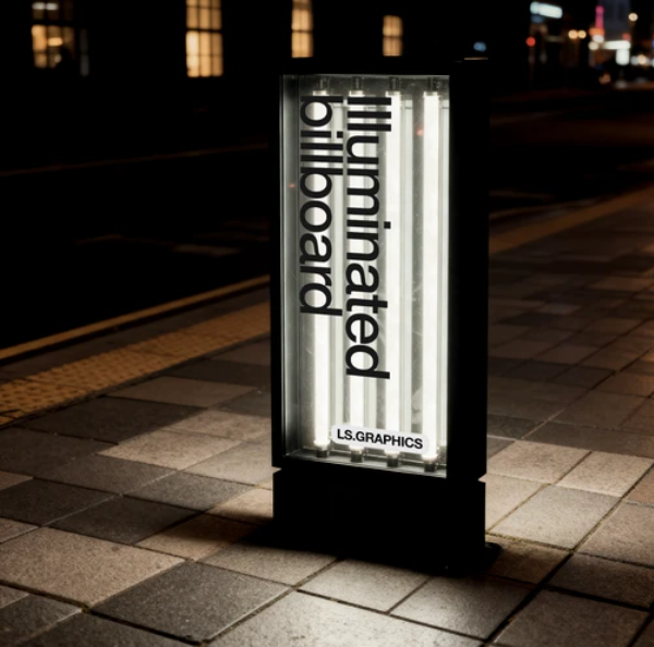 Illuminated Pylon Mockup