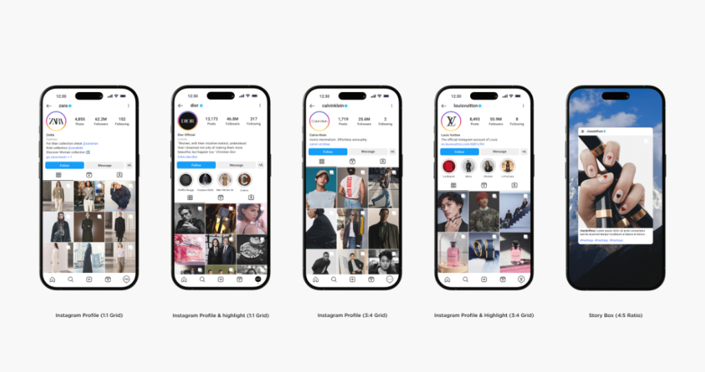 Instagram Profile Mockup PSD Social Media Designs