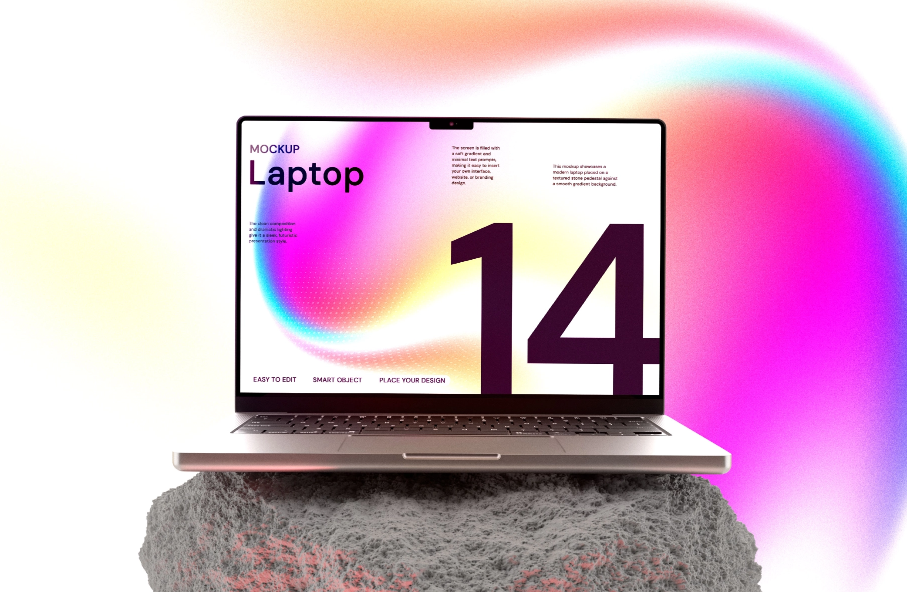 MacBook 14 Inch Mockup