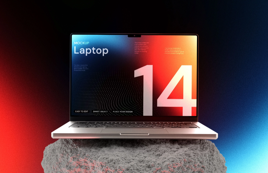 MacBook 14 Inch Mockup