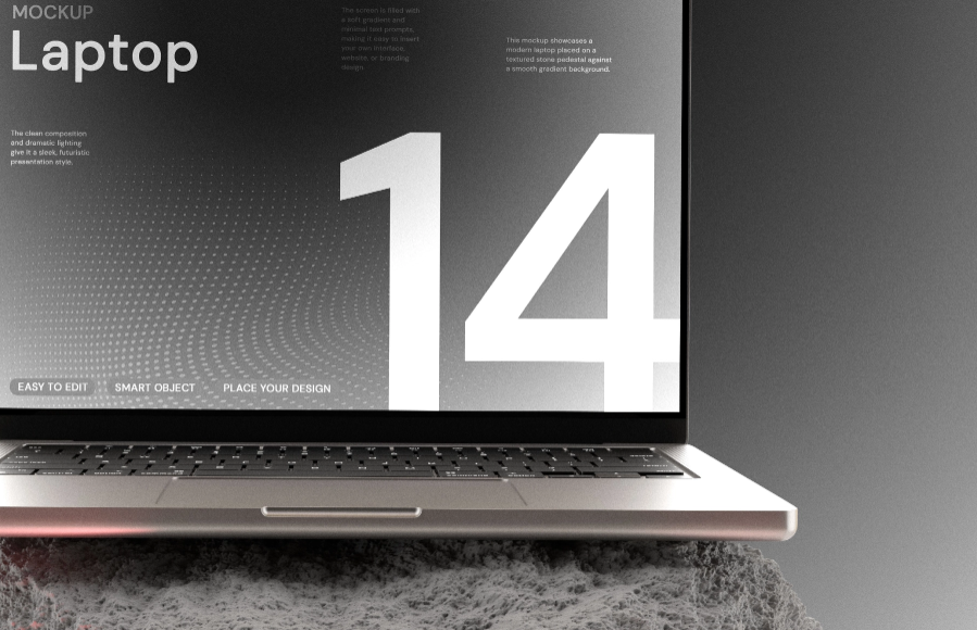 MacBook 14 Inch Mockup