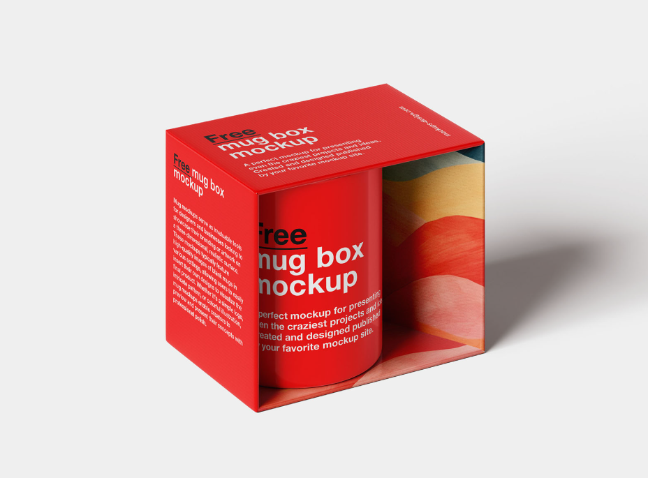 Mug Box Mockup A Free High Quality