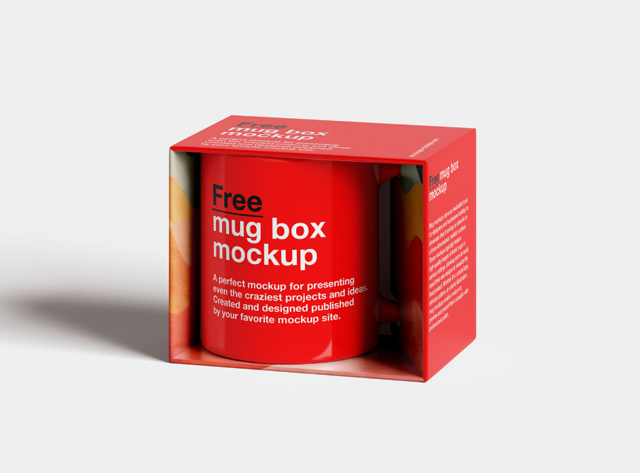 Mug Box Mockup A Free High Quality