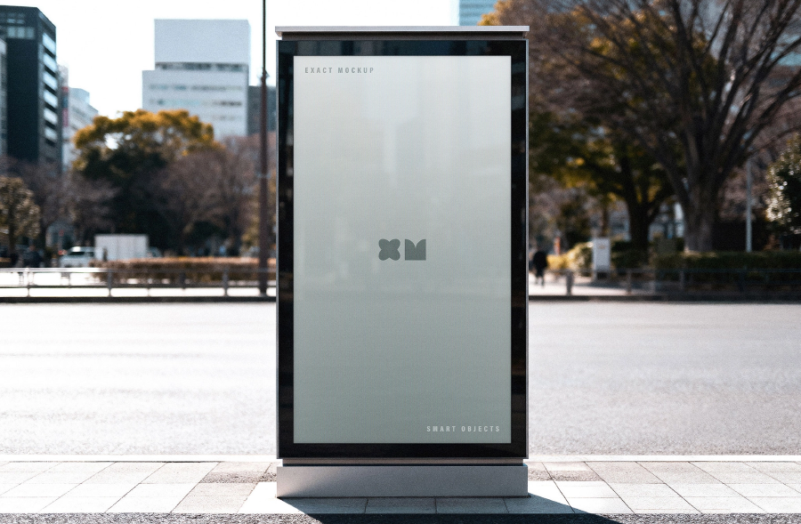 Outdoor Urban Advertisement Mockup