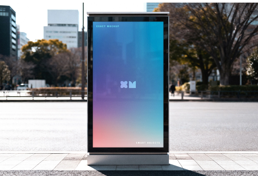 Outdoor Urban Advertisement Mockup