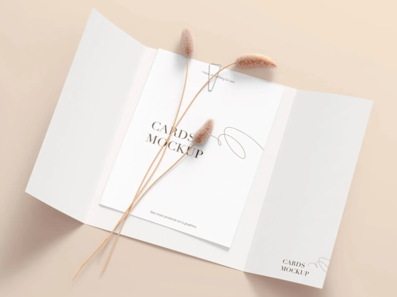 Postcard Mockup PSD File