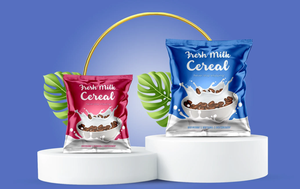 Premium Chips Bags & Chocolate Bars Packaging Mockup Set