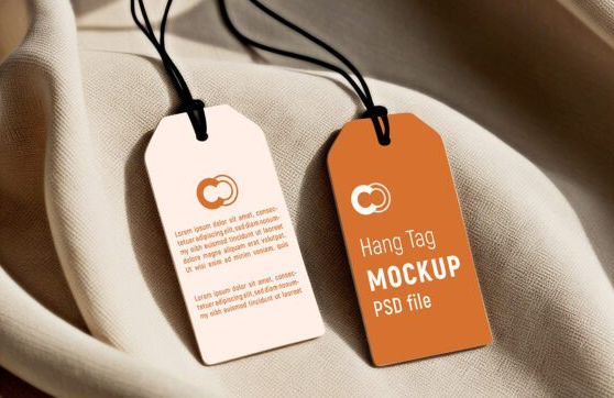 Premium Hang Tag Mockup