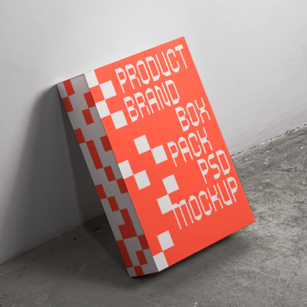 Product Branding PSD Box Mockup Set