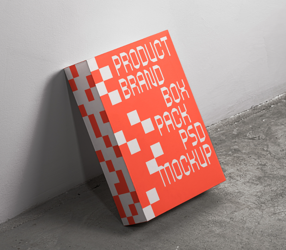 Product Branding PSD Box Mockup Set