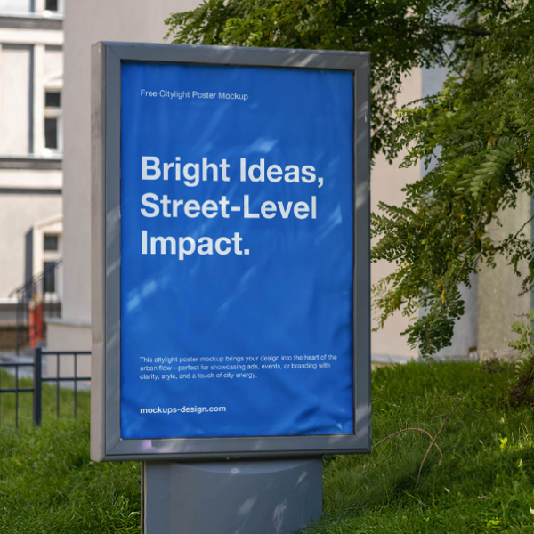 Regular Citylight Poster Mockup Advertising
