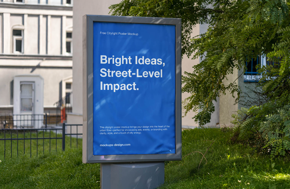 Regular Citylight Poster Mockup Advertising