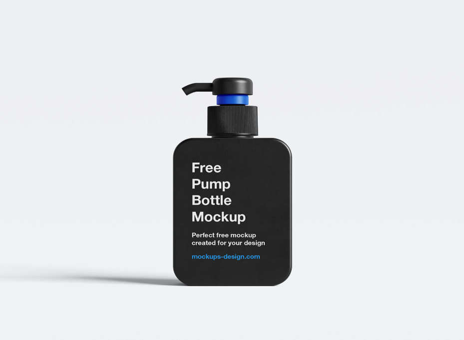 Square Pump Bottle Mockup Elegant and Customizable