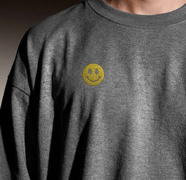 Sweatshirt embroidery Mockup