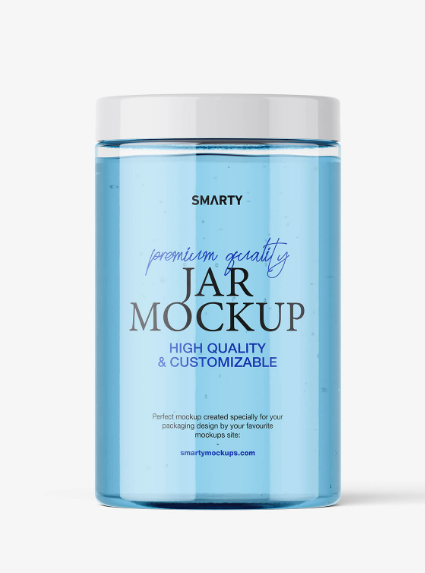 Tall Jar Mockup Universal Packaging Visualization