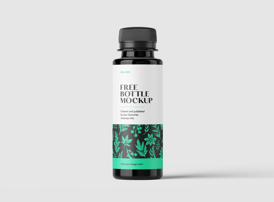 Thin Plastic Bottles Mockup Versatile and Fully Customizable