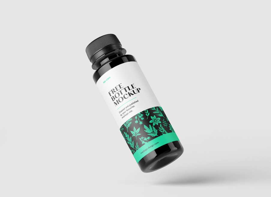 Thin Plastic Bottles Mockup Versatile and Fully Customizable