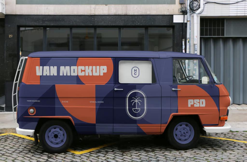Transporter Van PSD Mockup