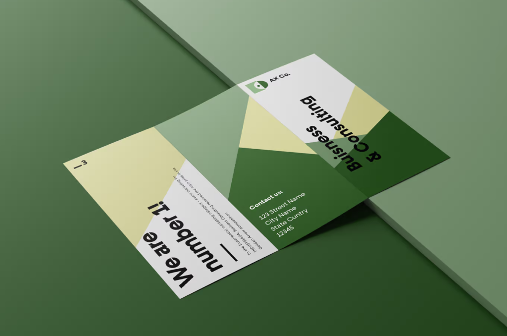 Trifold Brochure Mockup PSD  Create Realistic Branding