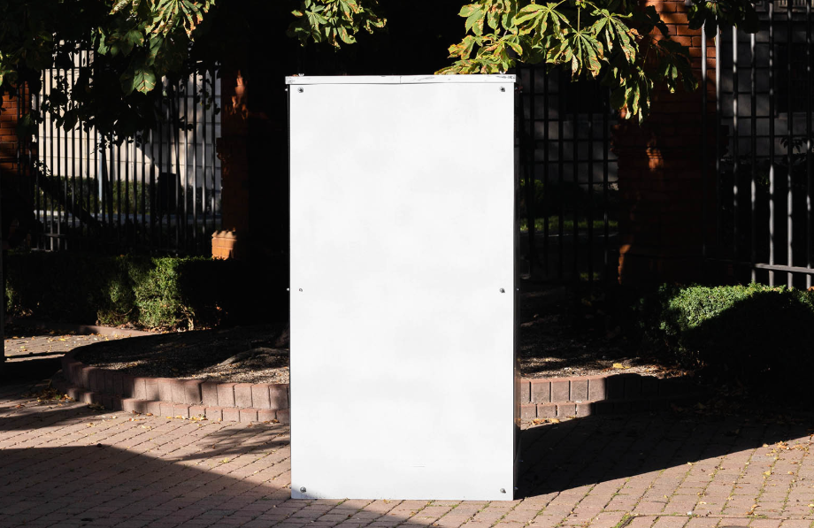 Urban Poster Pillar Mockup Real World Outdoor