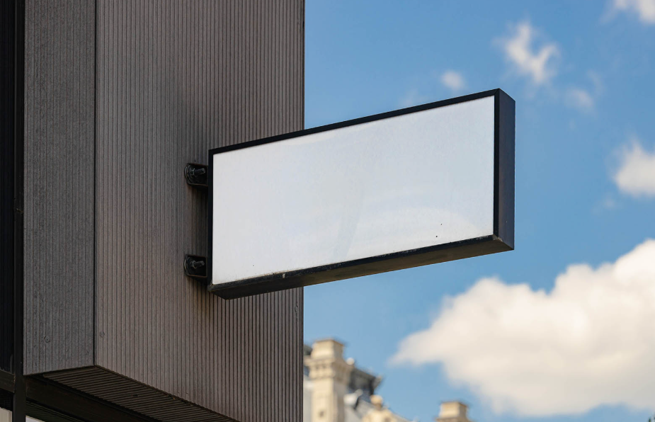 Urban Wall Sign Mockup Branding & Storefront Presentation