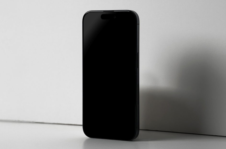 iPhone Pro Showcase Screen PSD Mockup