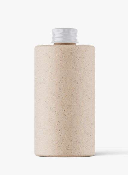 Bio Degradable Screwcap Bottle Mockup cosmetic