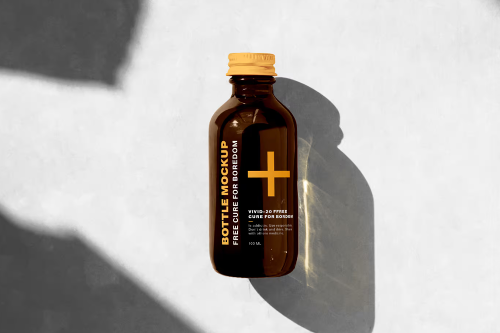 Bottle PSD Mockup Beverage Bottle Packaging