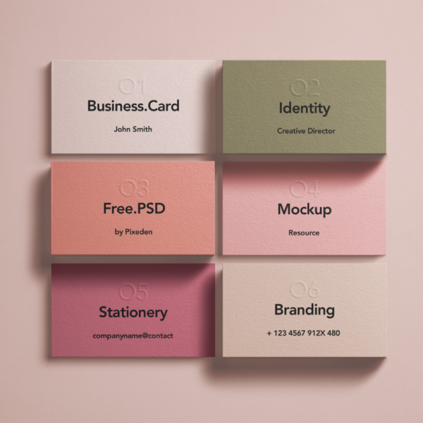 Branding Identity Business card PSD Mockup