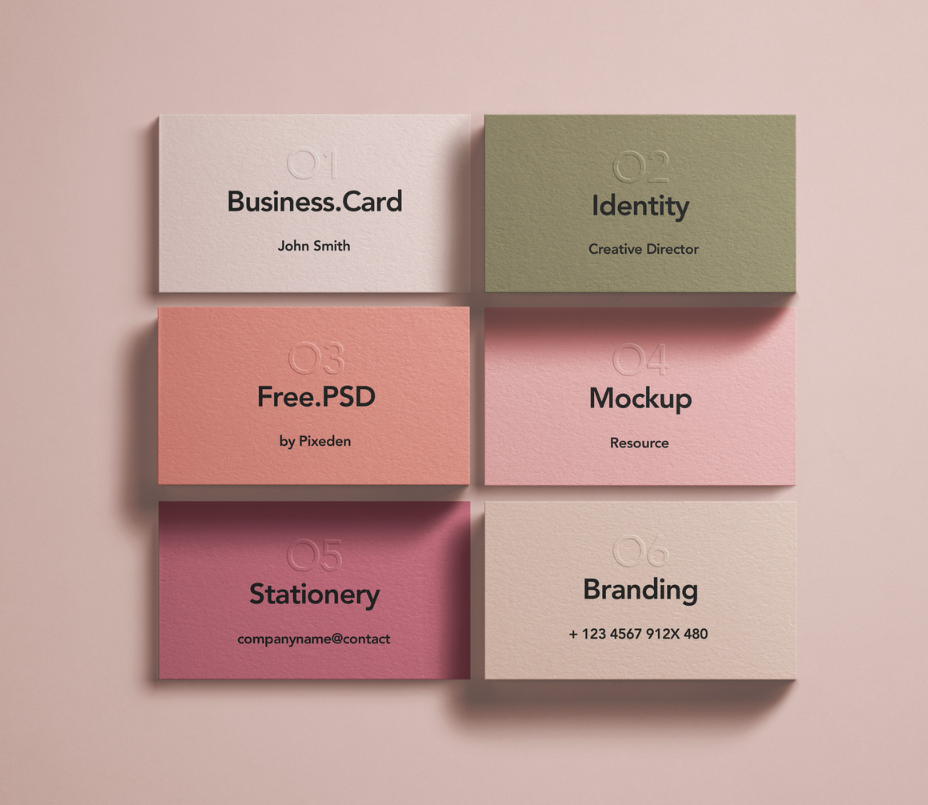 Branding Identity Business card PSD Mockup