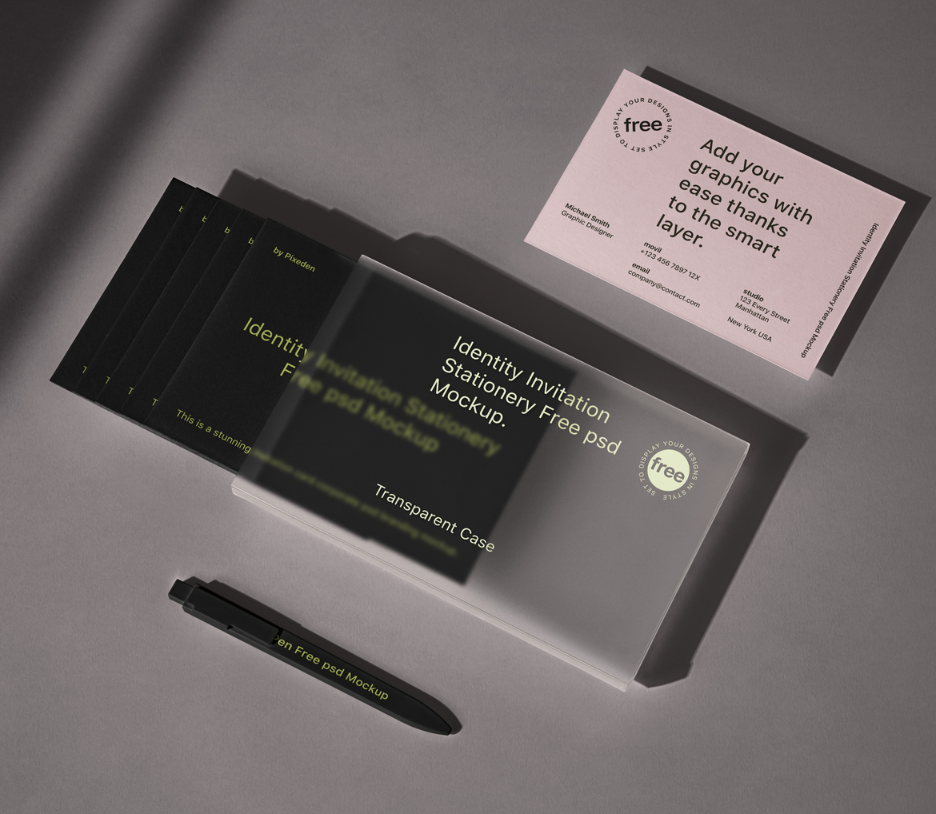 Branding Identity Stationery PSD Mockup Set