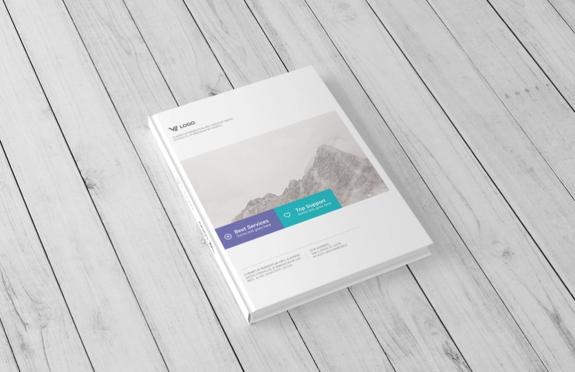 Designs Like a Pro Free Portrait Hardcover Book Mockup