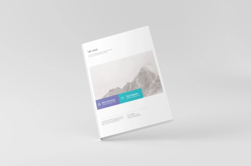 Designs Like a Pro Free Portrait Hardcover Book Mockup